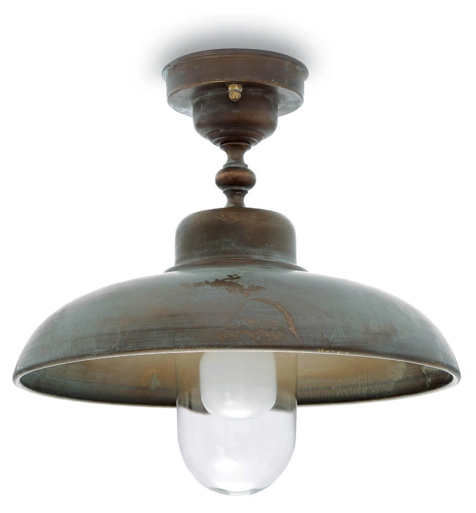 Lampe suspendue rurale Samoa S - laiton vieilli