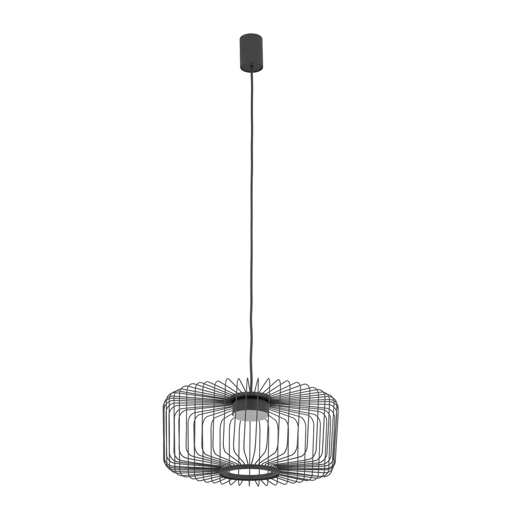 Lampe cage Kenai Gris ombre Ø 38cm Lyora 5903139122283