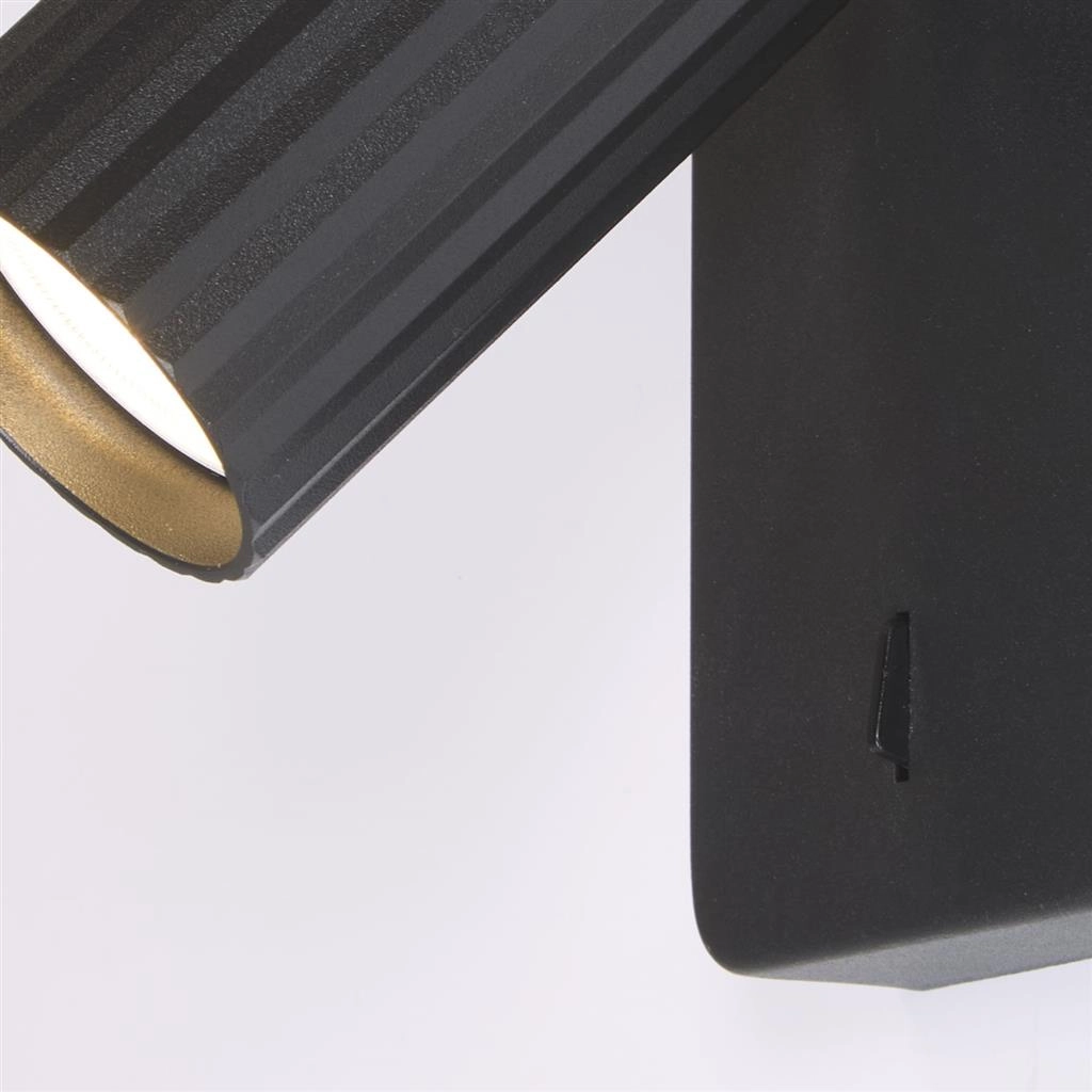 Lampe de chevet Anna Noir Lyora 5053423286938