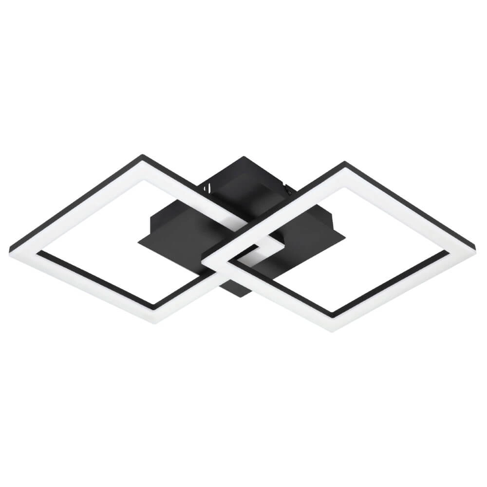 Plafonnier Zigbee Paranday-Z 25,2x31cm noir Eglo 9008606231201