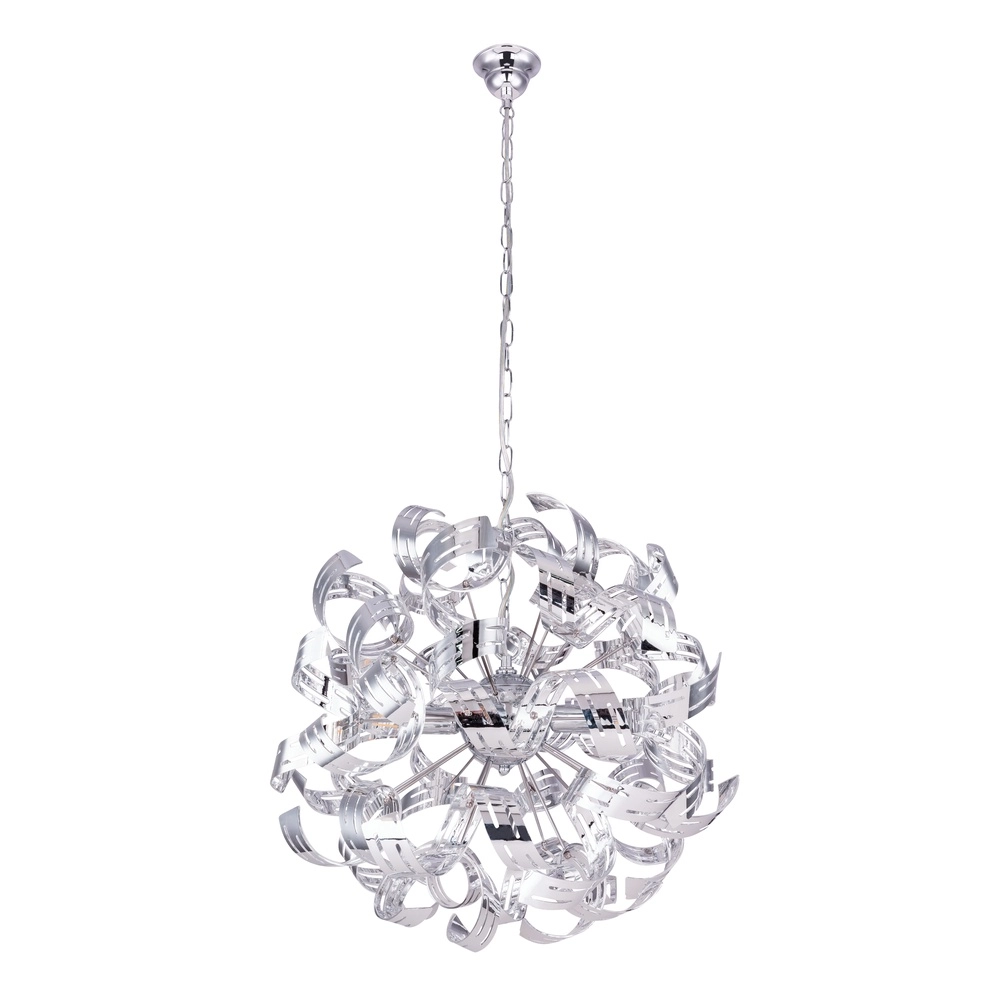 Lampe suspendue Falla Chrome Globo 9007371385263