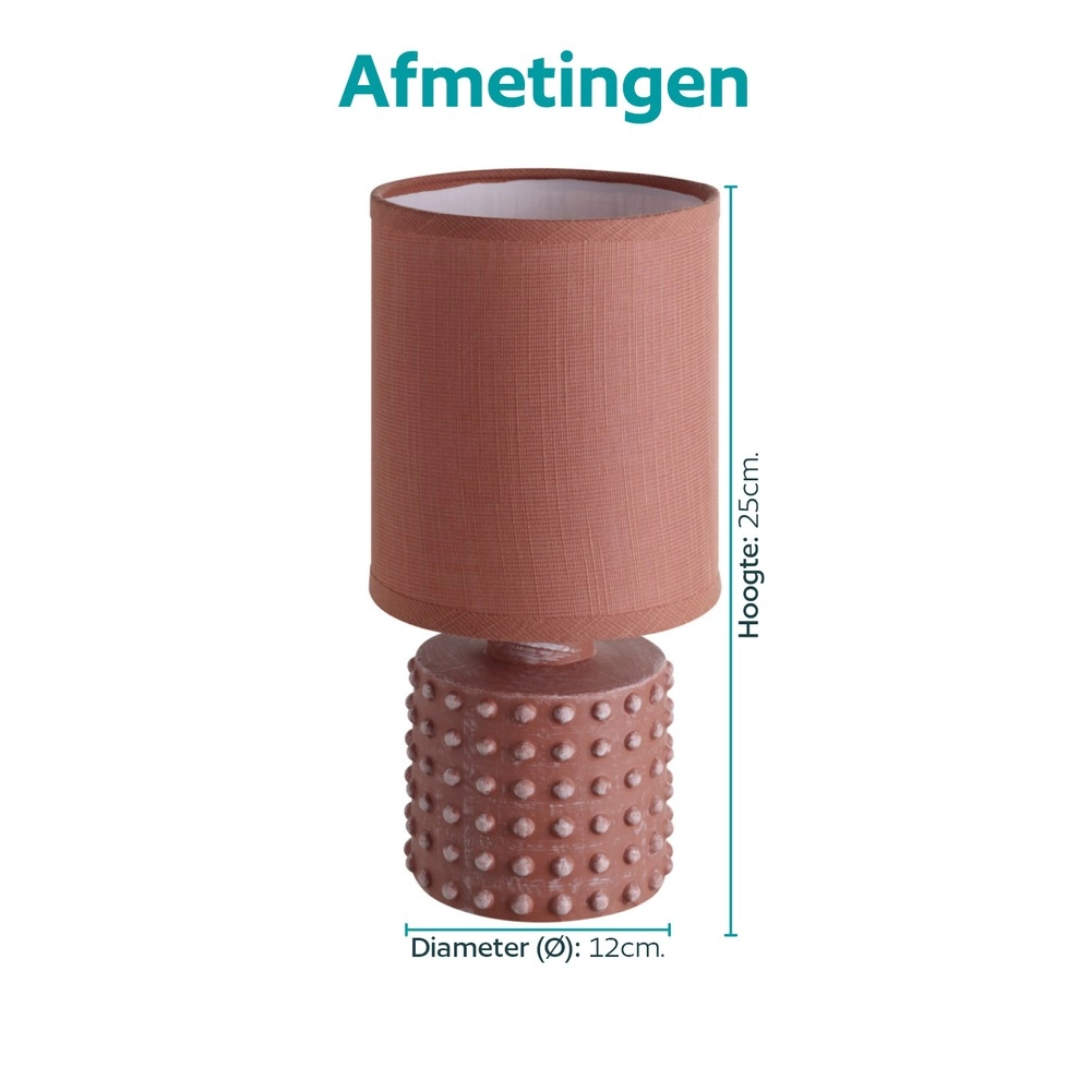 Lampe de table Romanoro orange Eglo 9008606392346