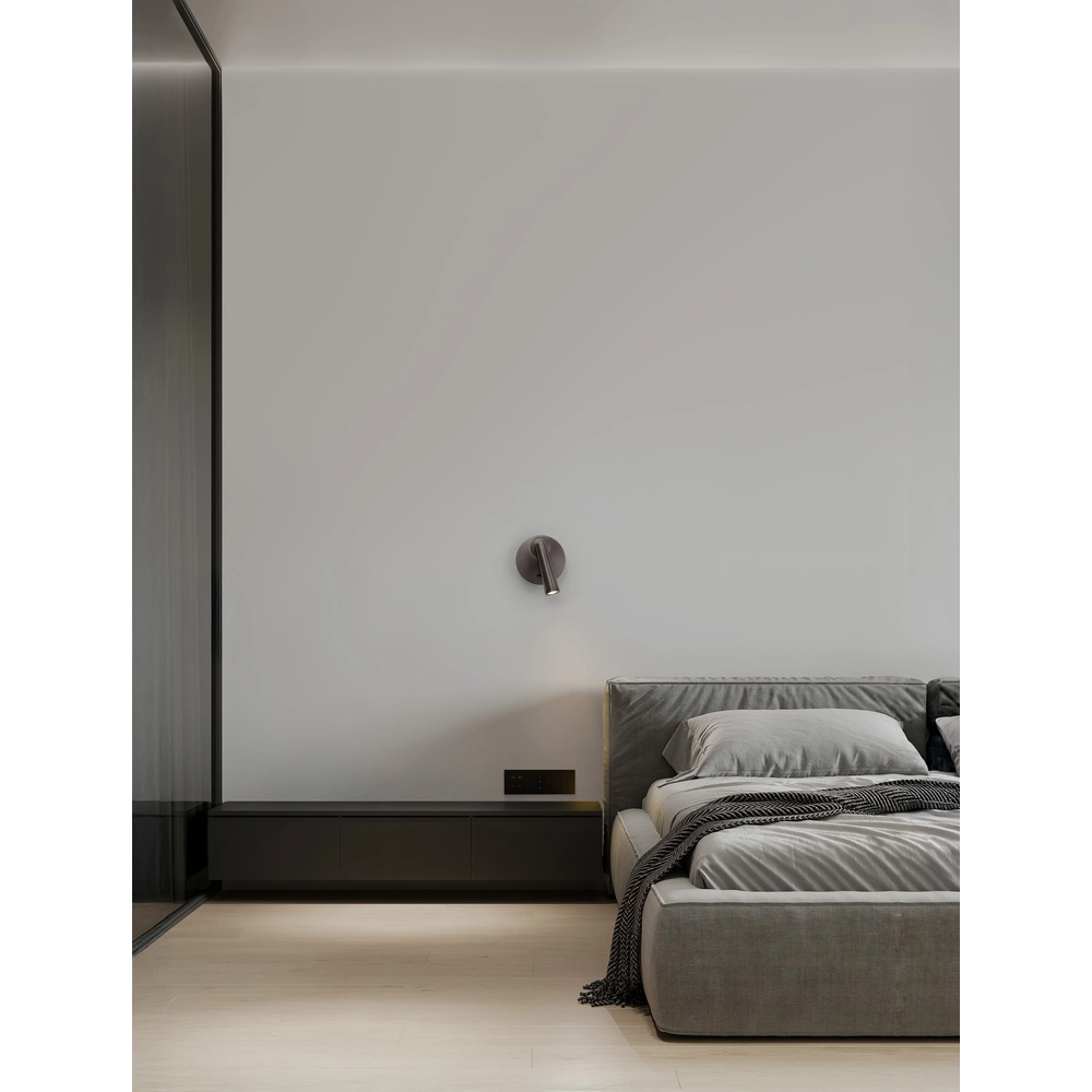 Lampe de chevet Tico nickel Lyora 5212017473196