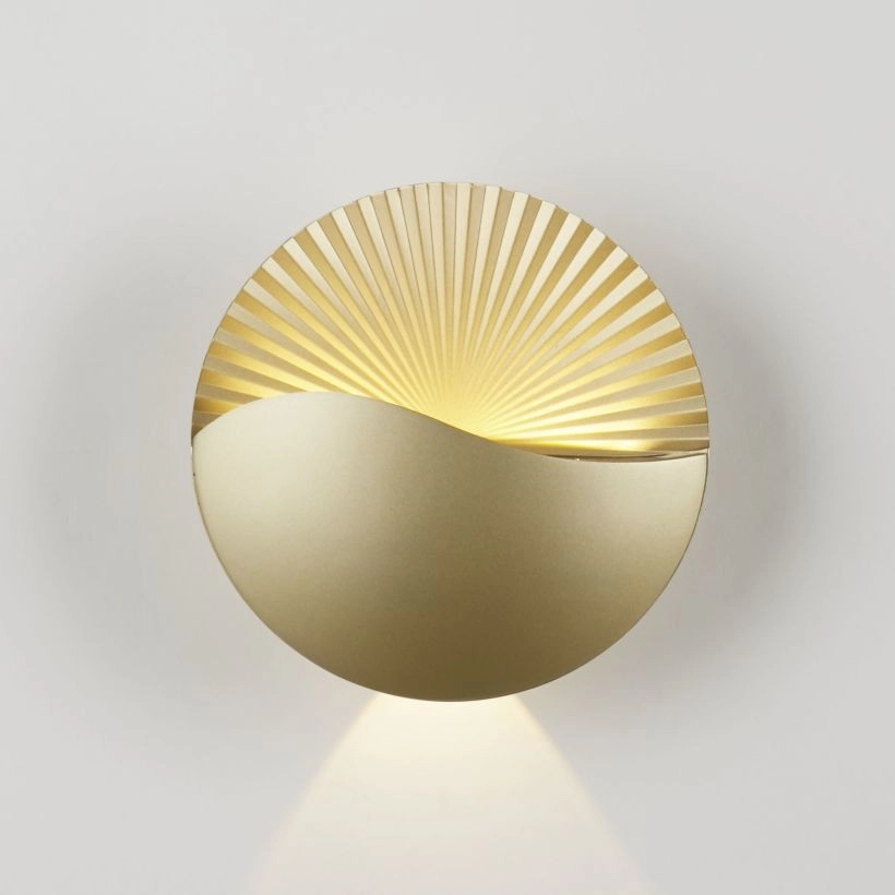 Applique murale moderne Sunrise or