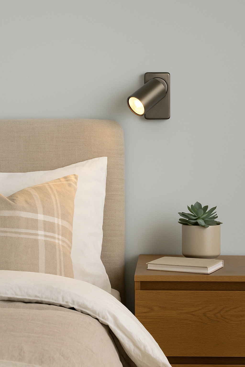 Lampe de plafond Moon 1 bronze rectangulaire Lyora 5053423311685