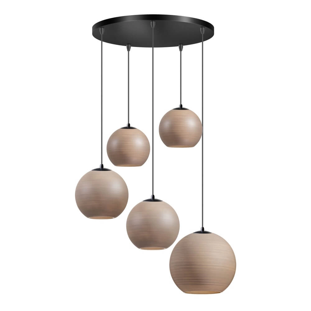 Suspension 5 lumières Orb Saturn rond avec un effet unique ETH 8720195310020