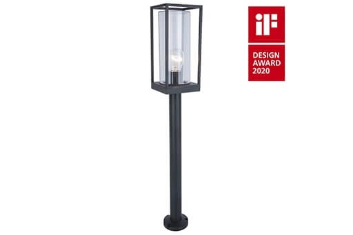 Lampe sur pied Flair prix point rouge noir