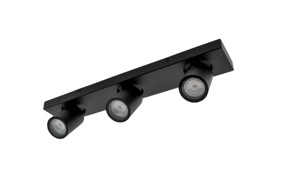 Spot en saillie pour salle de bain Seller - IP44 noir Lyora 5053423187747