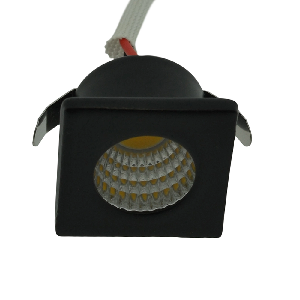 Spot encastrable carré Forte Mini noir