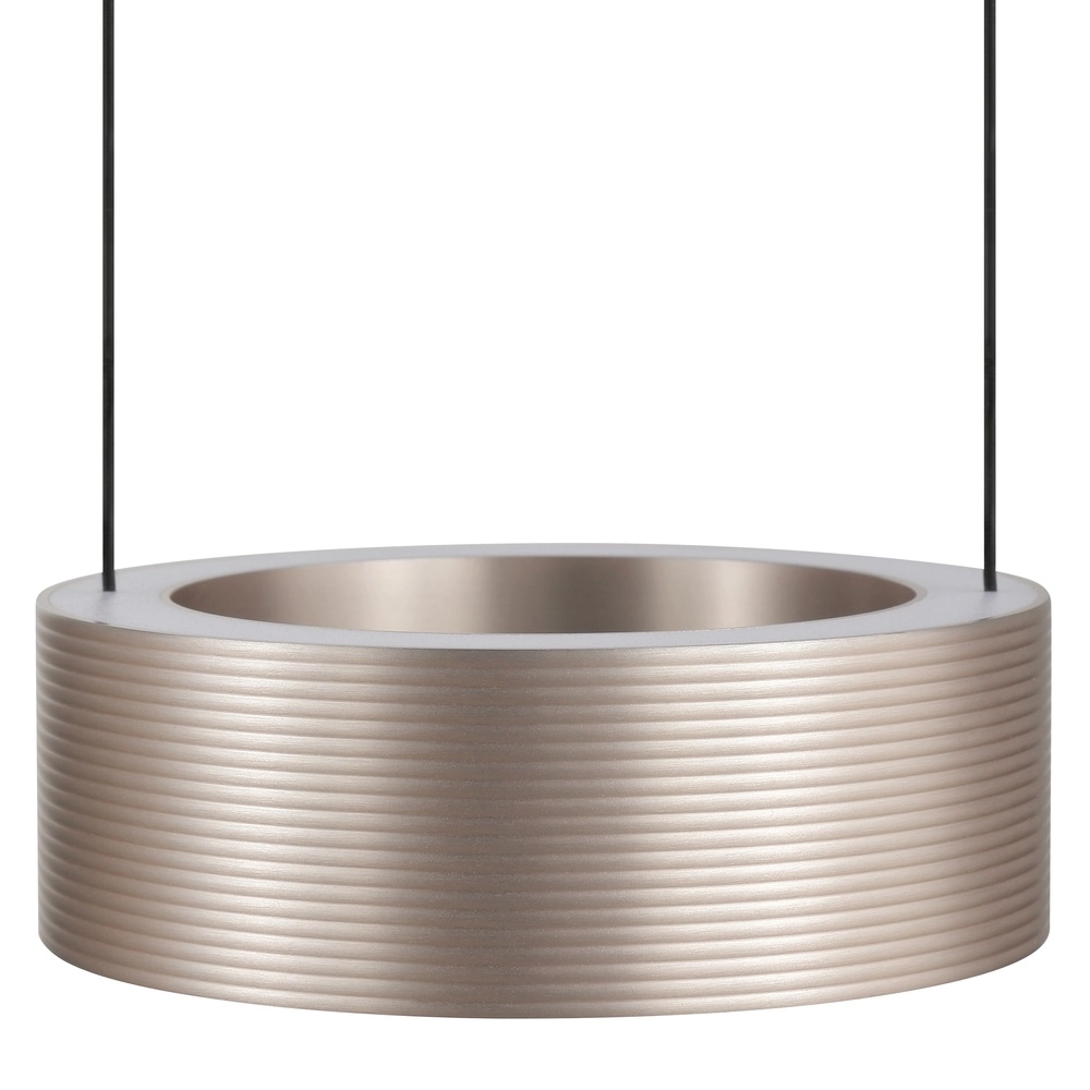Lampe pendante de conception Axion 3-noir clair avec brun Brilliant 4004353477195