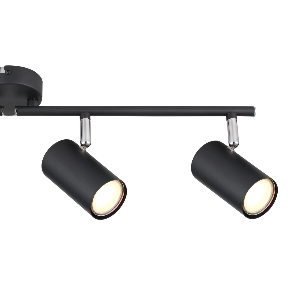 Lampe de plafond à 4 lumières Allvi Noir Globo 9007371451760