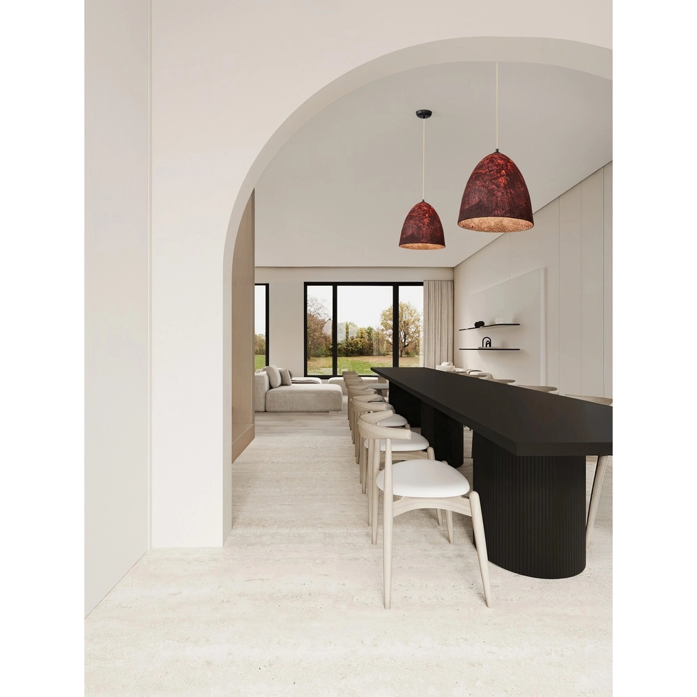 Suspension Solis rouge Ø 36cm Lyora 5212017477842