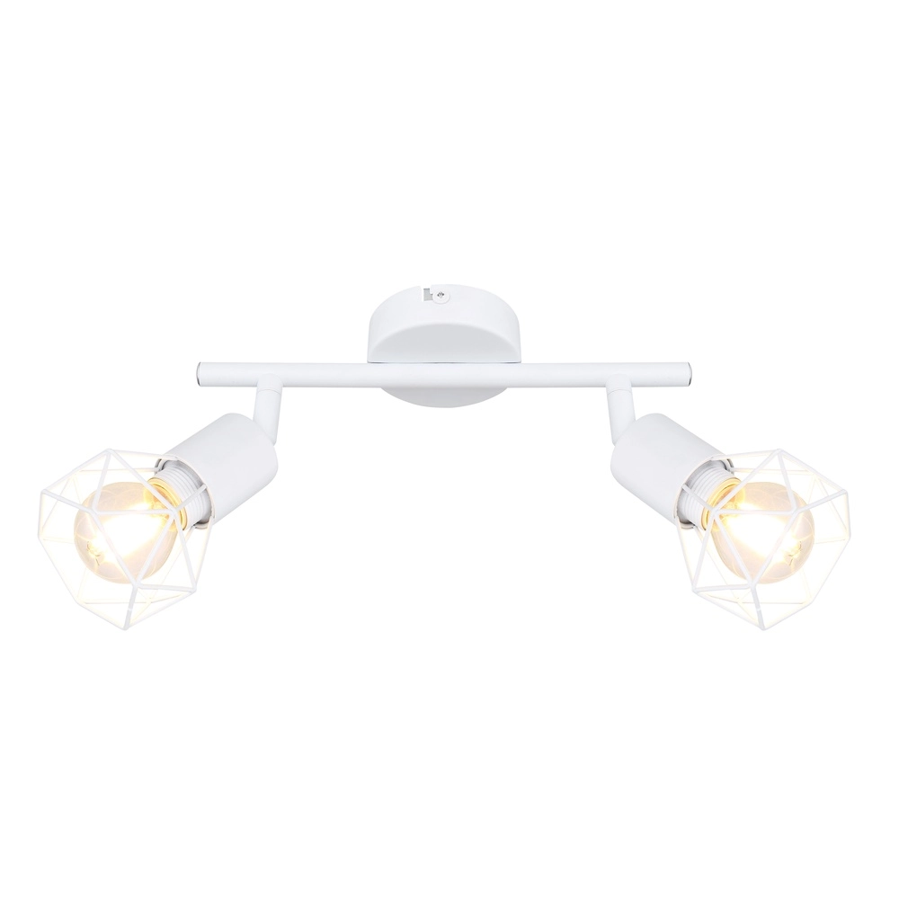 Lampe de plafond Xara I Blanc à deux lumières Globo 9007371412983