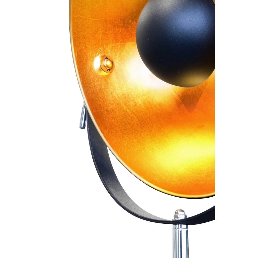 Lampe sur pied trépied industriel Bowy Noir Globo 9007371487554