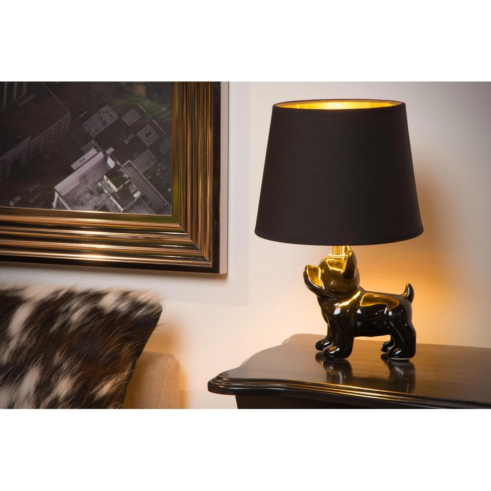Lampe de table Extravaganza Sir Winston Noir de chien Lucide 5411212134103