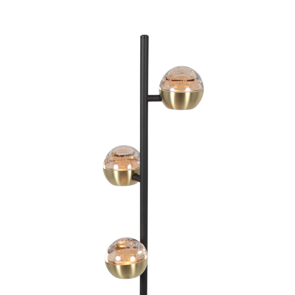 Lampe sur pied à LED Belluno Laiton 3-léger - verre Steinhauer 8712746183979