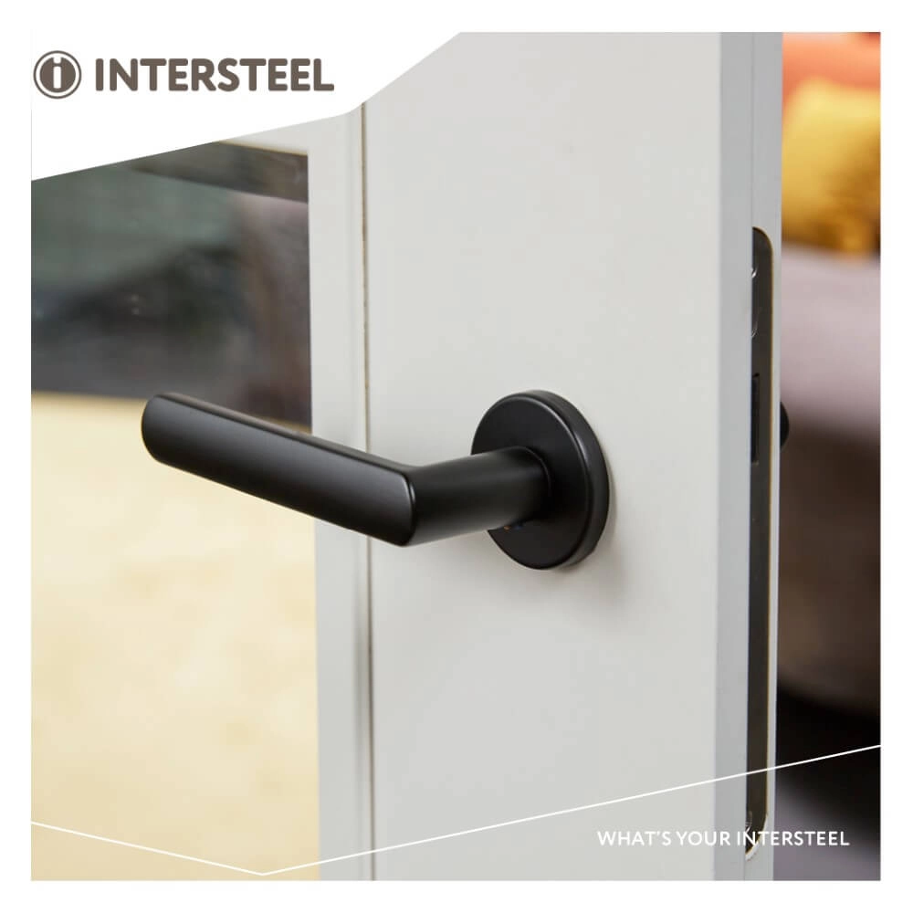 Poignée de porte moderne Sora noir Intersteel 8714186550878