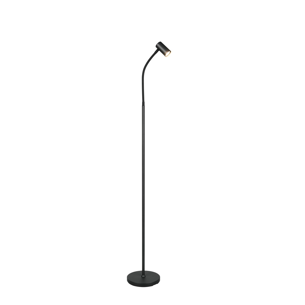 Lampadaire de conception Taryn Noir Trio 4017807685756
