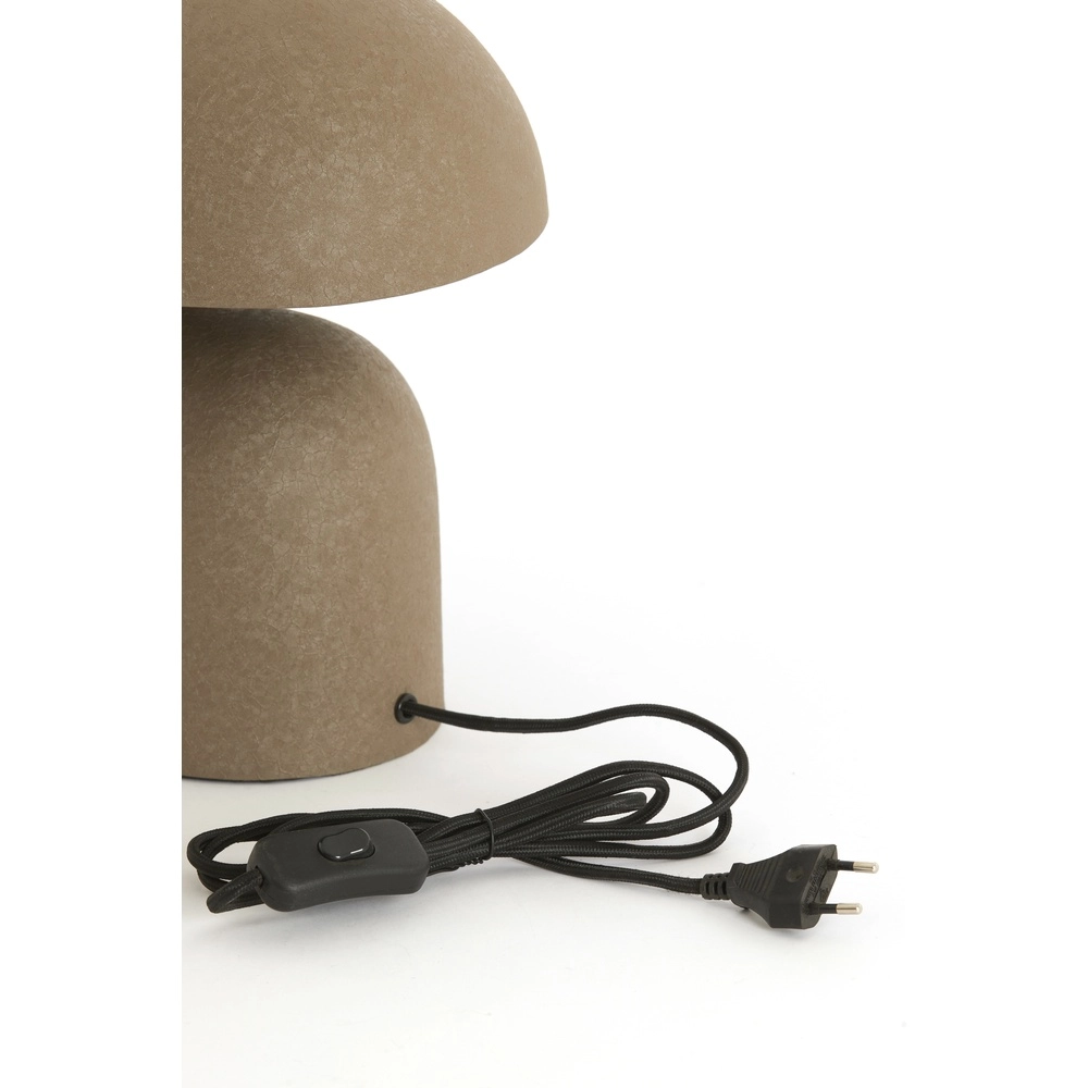 Lampe de table Todd ovale - brun foncé mat Light & Living 8717807818906