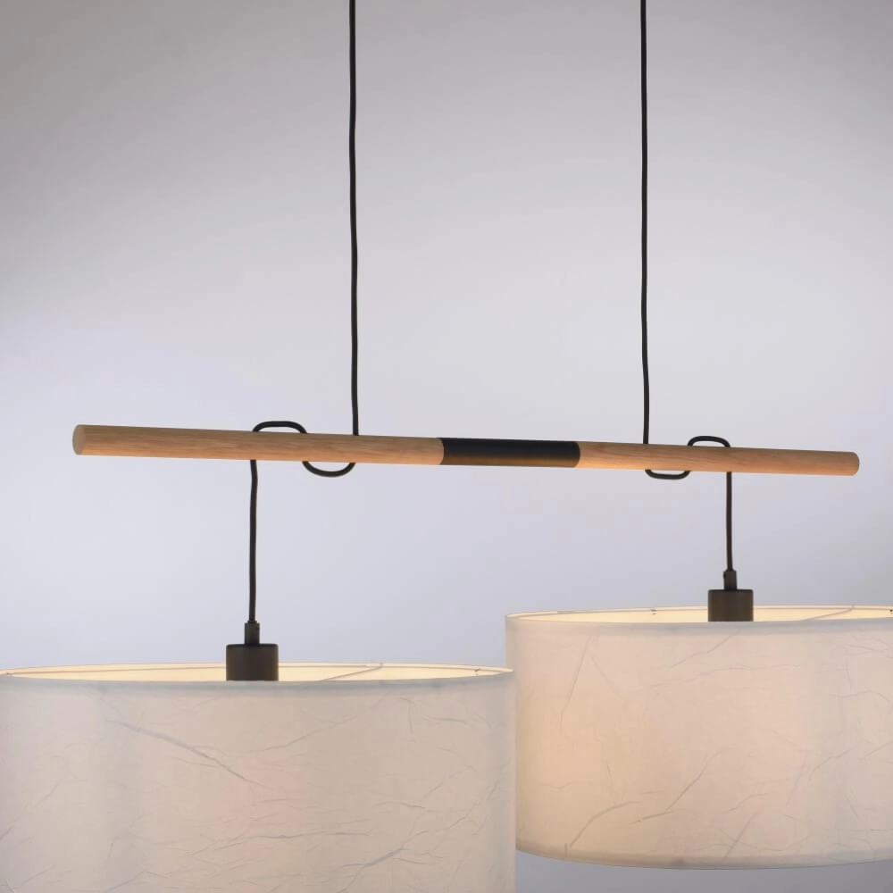 Lampe suspendue blanche Green Sofie duo Just Light 4043689995003