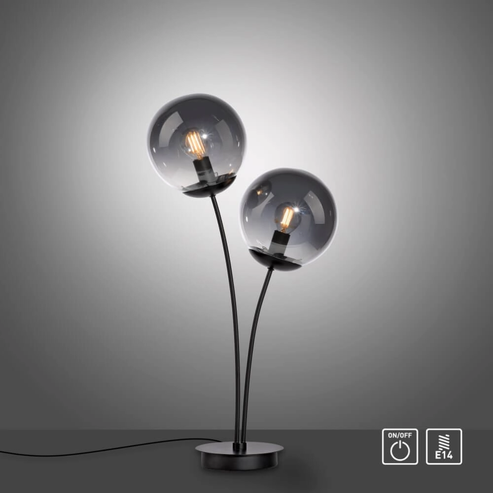 Lampe de table Big Widow noir Just Light 4043689988401
