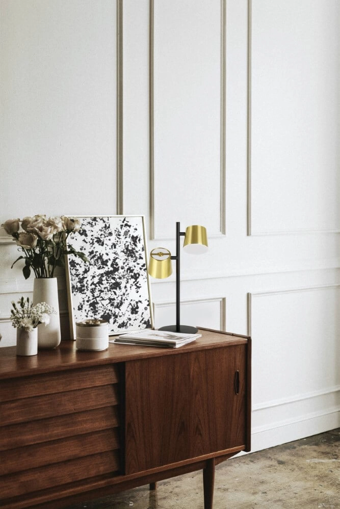 Lampe de table noire et dorée Altamira Stars of Light 9002759399863