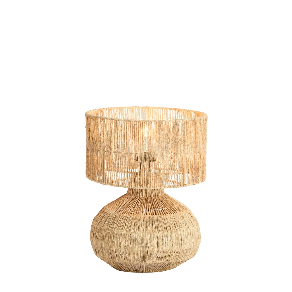 Lampe de table en jute Arova Ø ombre de 30 cm Light & Living 8717807836719