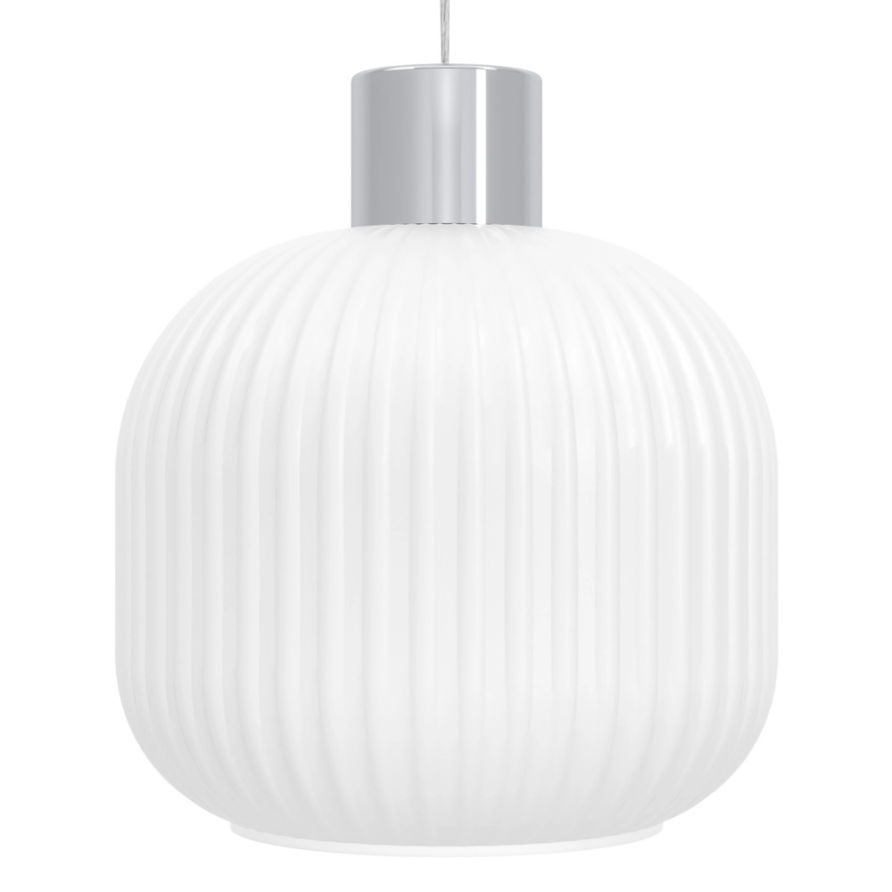 Lampe pendante de conception Dasmina Chrome avec 3 lumières blanches Eglo 9008606406371