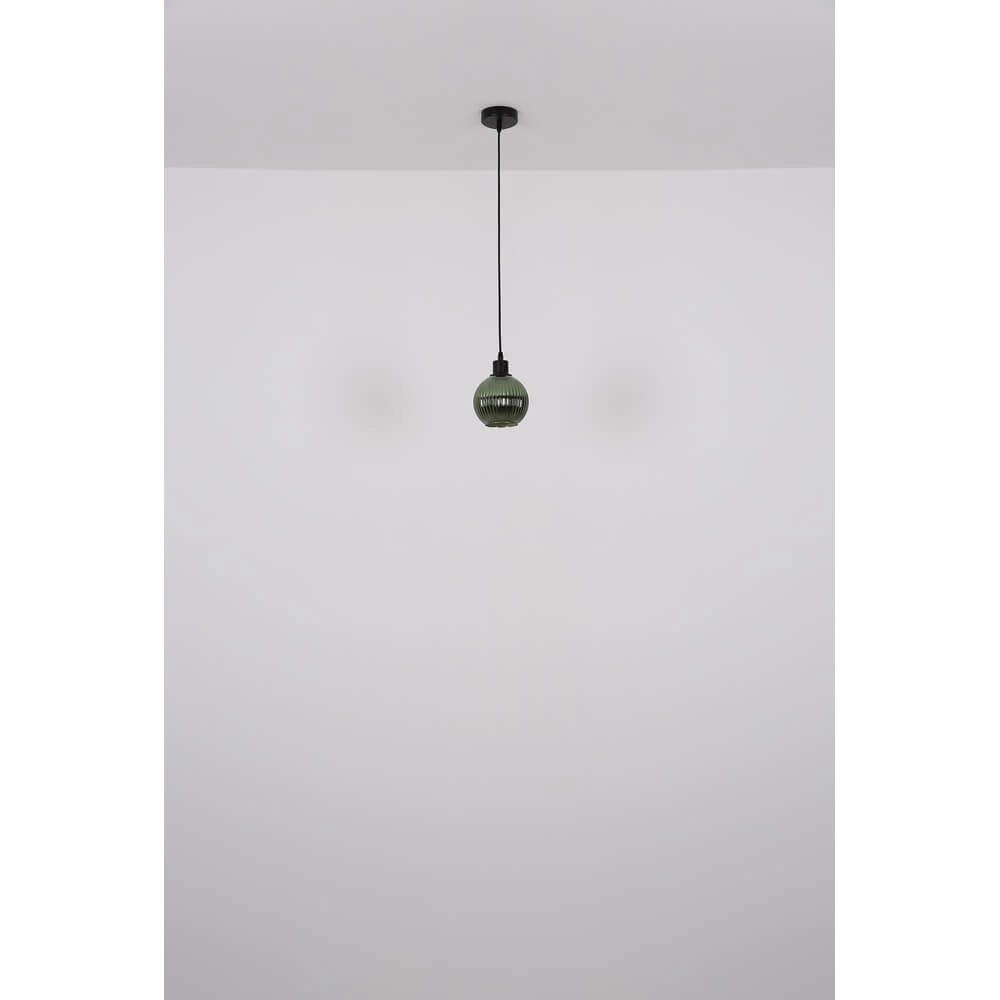 Suspension Zumba verre vert Ø 15cm Globo 9007371458813