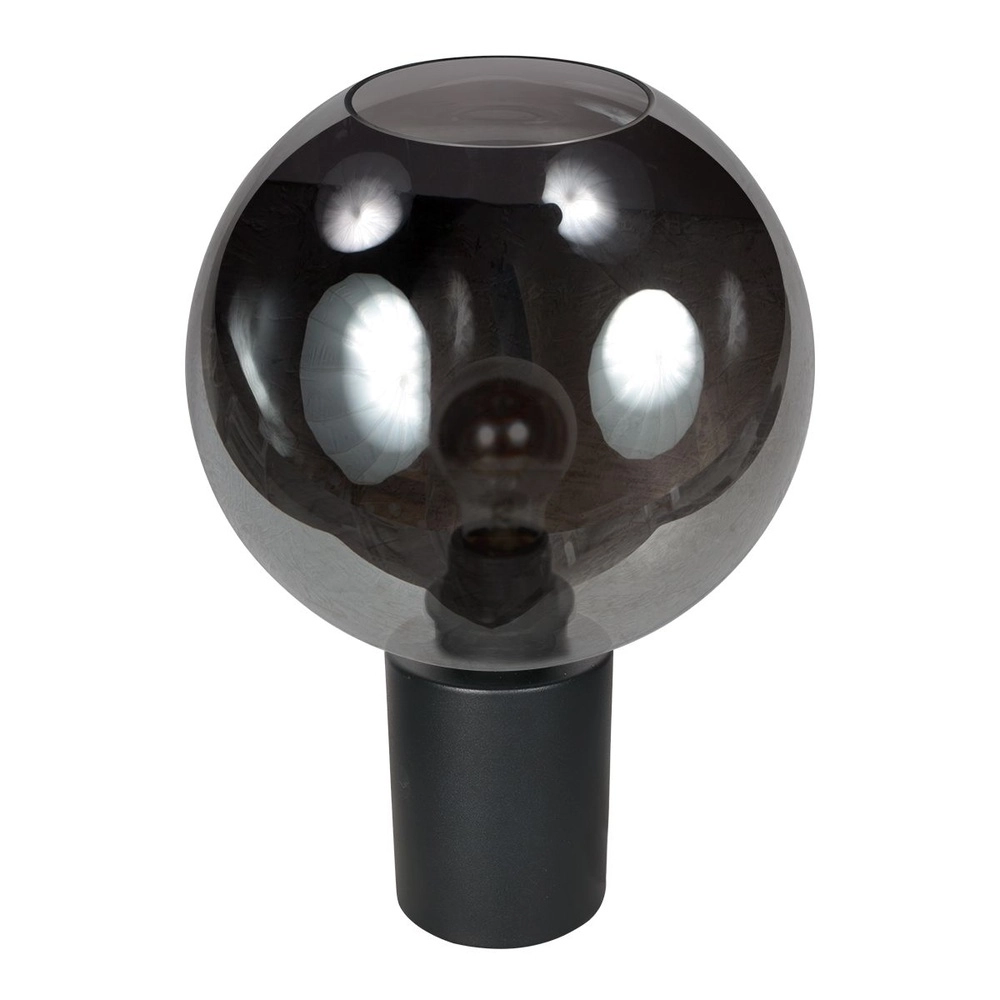 Lampe de table Bloeba verre fumé convexe Ø 30cm Lampe de table Bloeba verre fumé convexe Ø 30cm