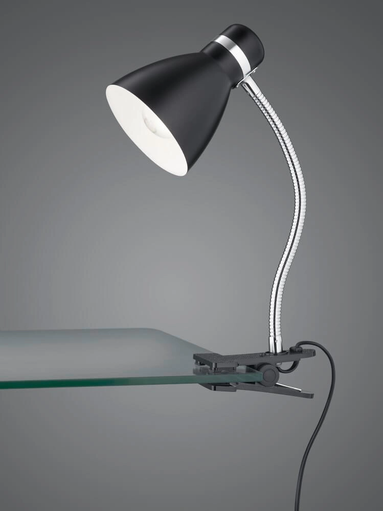 Lampe à pince Harvey noir Trio 4017807575095