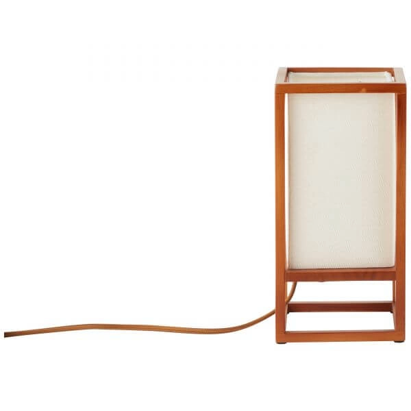 Lampe de table Seaside 25cm bois marron Brilliant 4004353391552