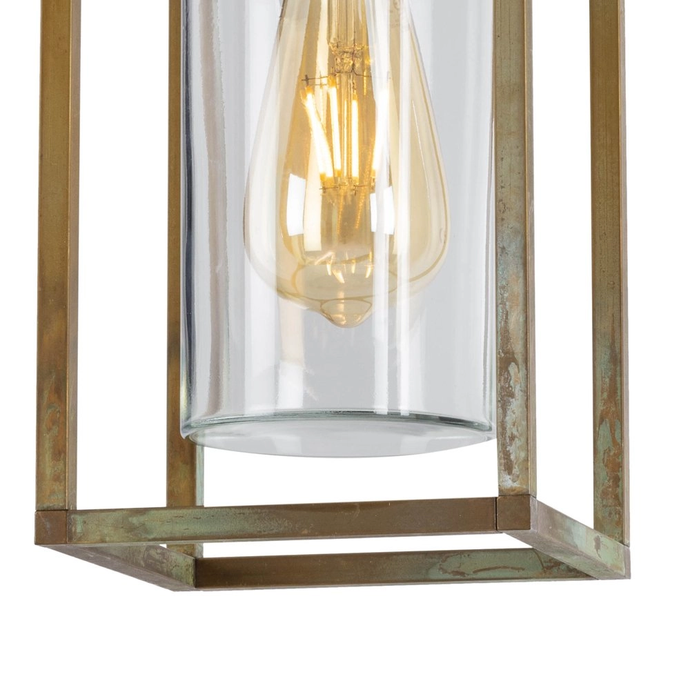 Lampe suspendue en laiton Maritiem 15cm bronze marron Franssen 8021035013195