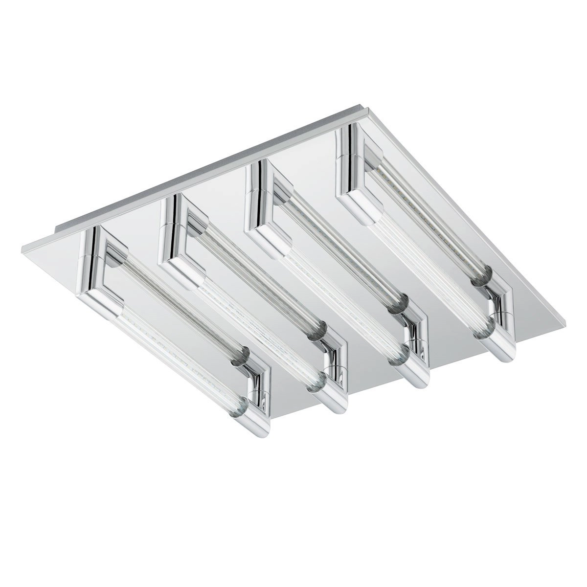 LED plafonnier Velarde 4 gris clair