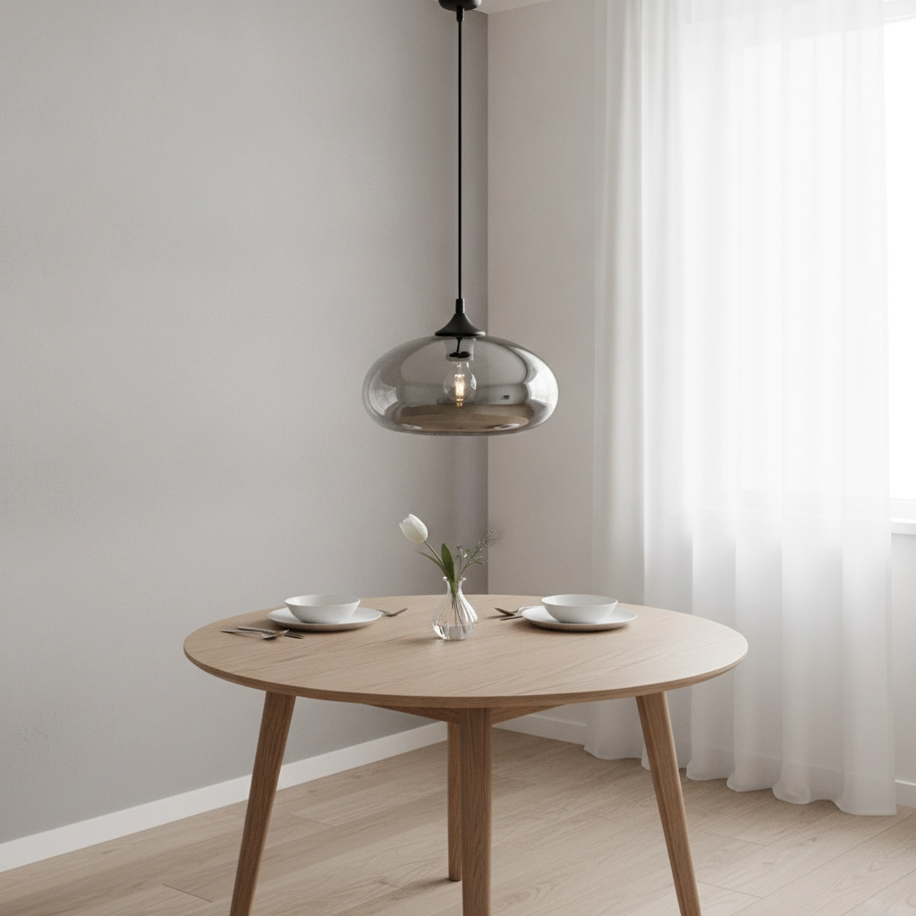 Suspension Savaz verre chromé Ø 28 x 14cm