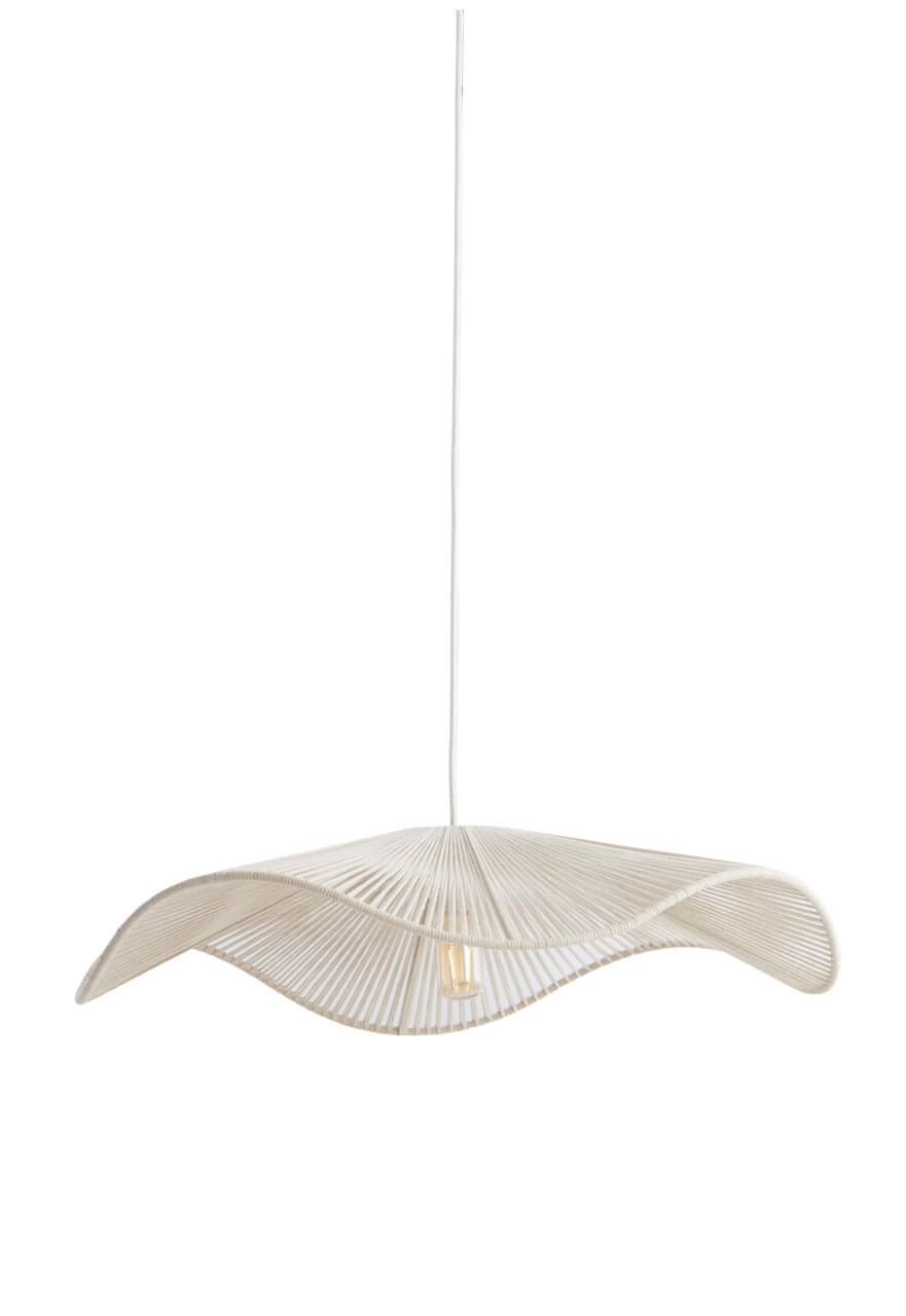 Suspension crème Rafa japandi Ø 70cm
