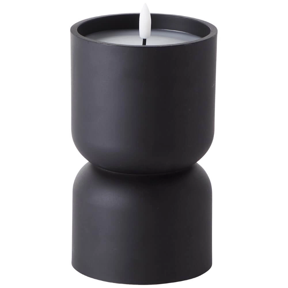 Lampe bougie Lovere noir 18,5 cm Brilliant 4004353435447