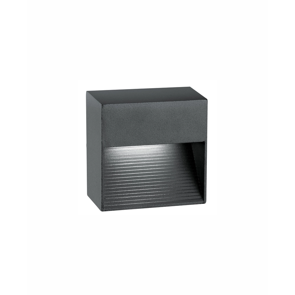 Applique murale carrée Krypton 8,5 cm gris Applique murale carrée Krypton 8,5 cm gris