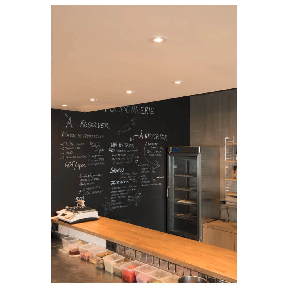 Anneau de montage New Tria 75 rond blanc - sans raccord SLV 4024163276474