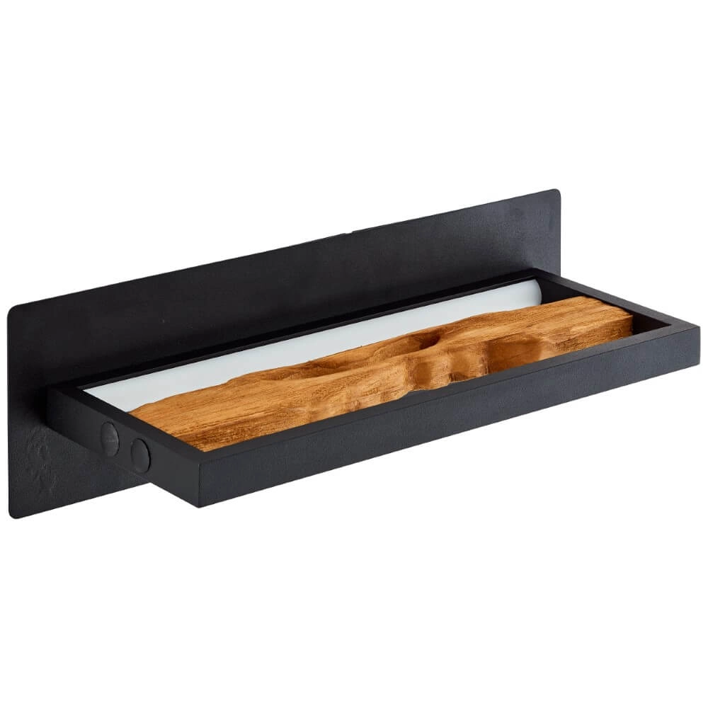 Lampe de chevet LED Chaumont avec du bois Brilliant 4004353411779