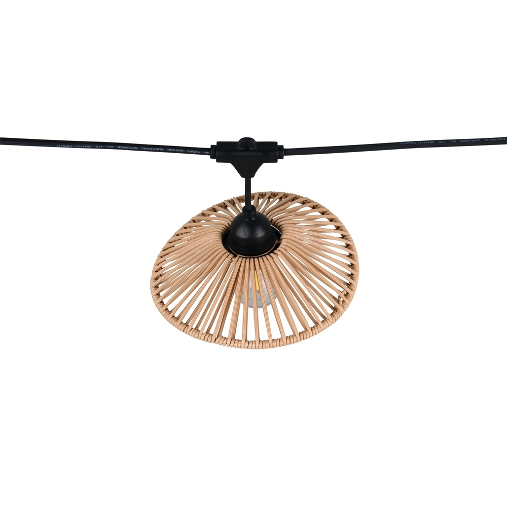 Lampes à guirlande Chain noir avec brun 600 cm Trio 4017807697612