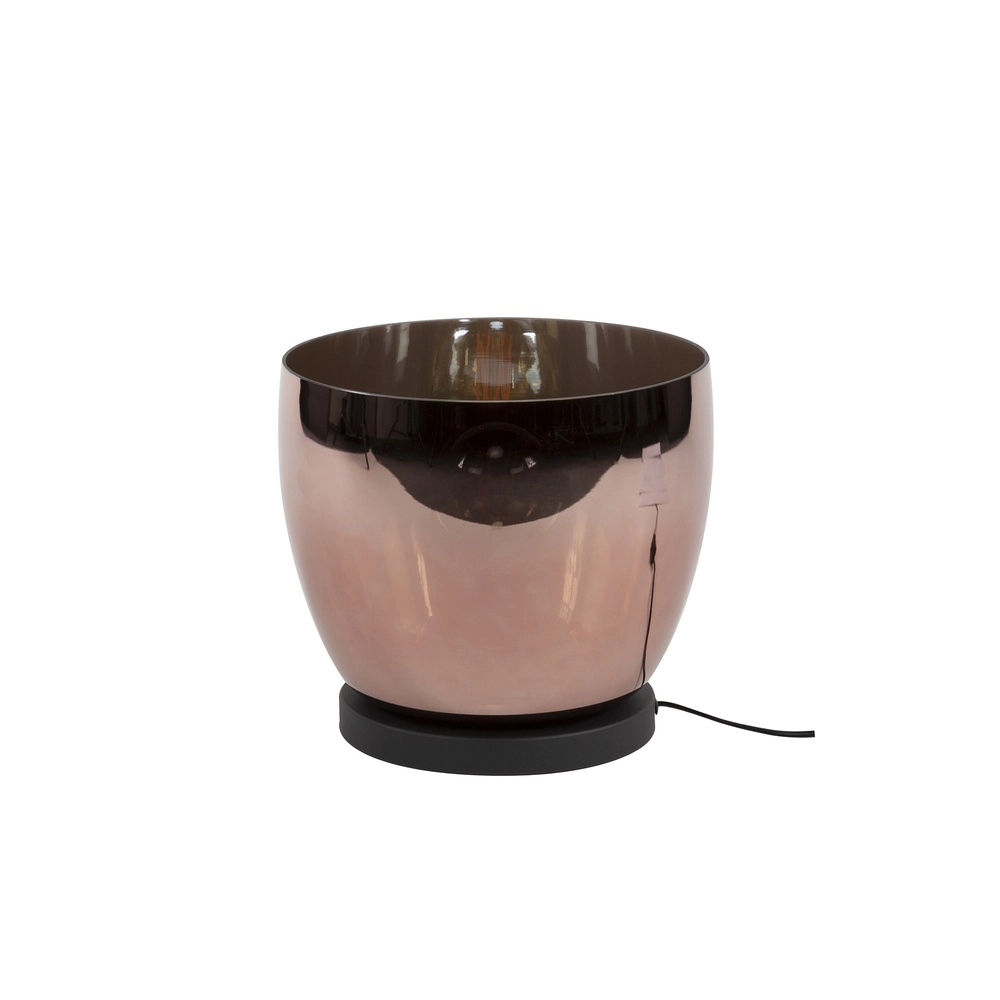 Lampe sur pied en verre en cuivre UP Ø 29 cm - 27 cm de hauteur Lyora 8716803512603