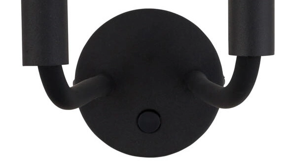 Applique noire Stalactite 2 lumières Lyora 5903139835398