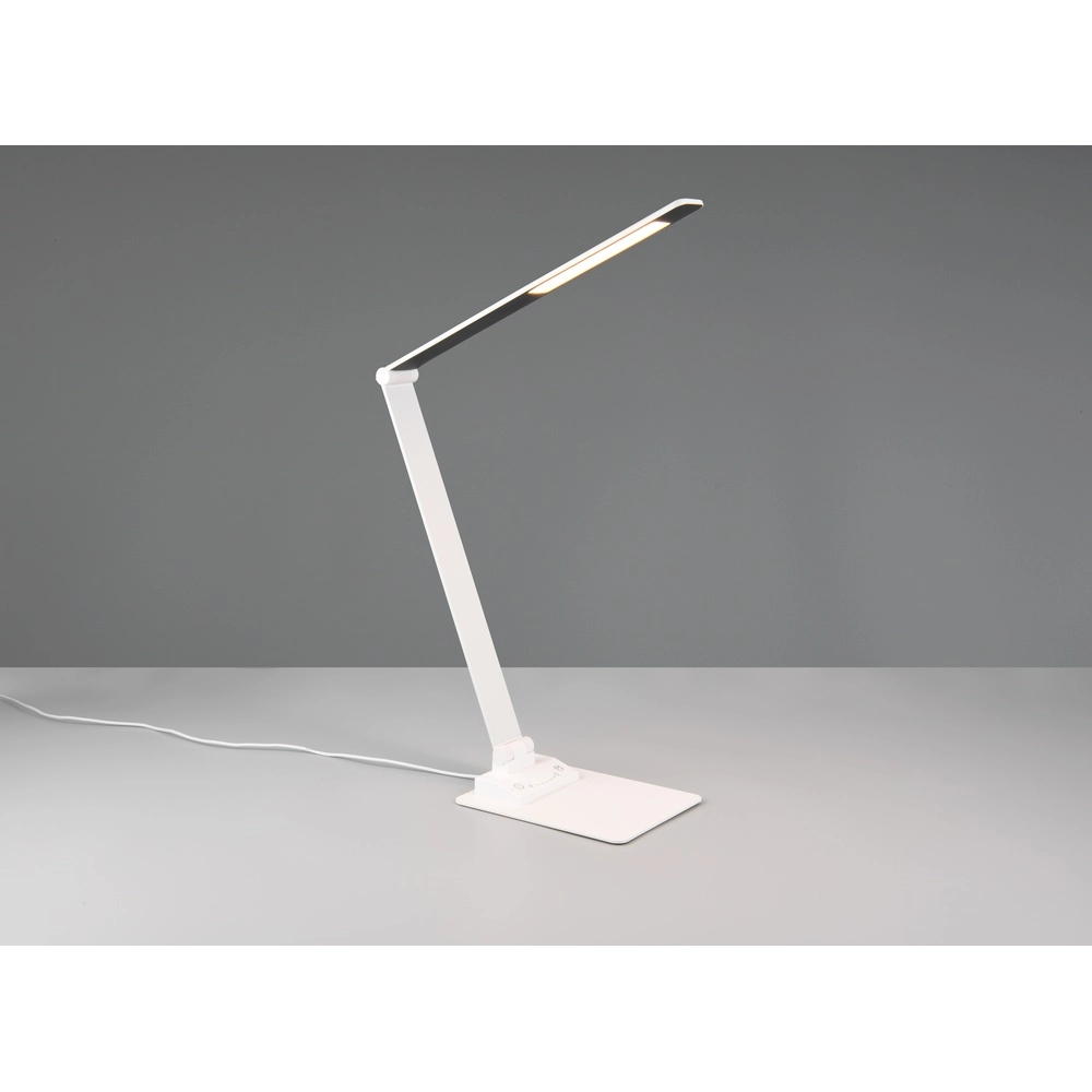 Lampe de bureau Travis Design Blanc Trio 4017807600193