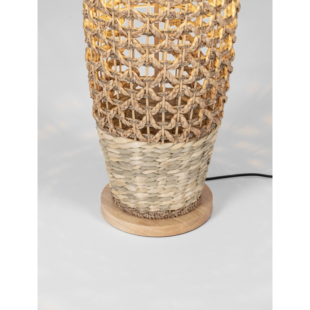 Lampadaire Anada marron Ø 33cm Lyora 5212017477484