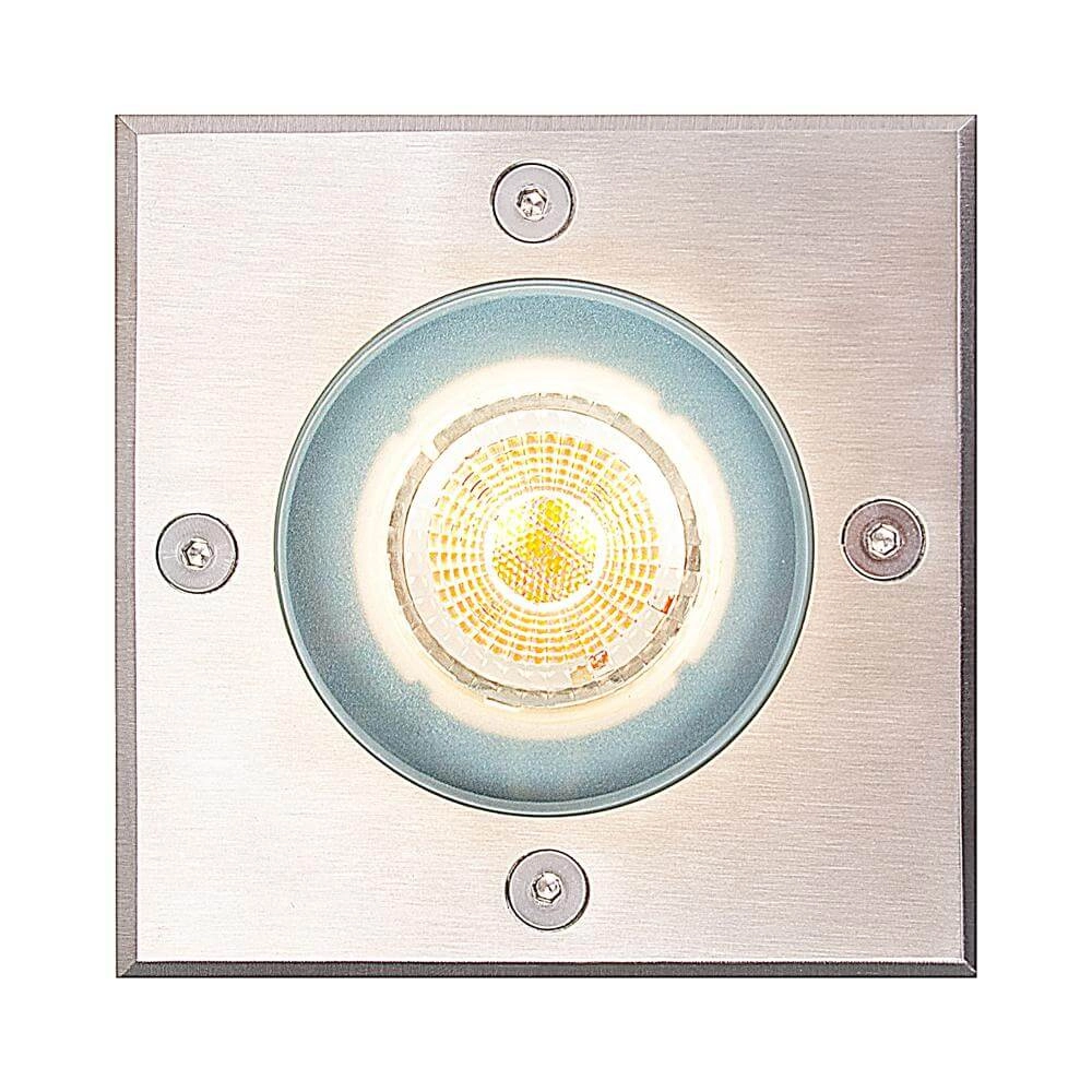 Spot au sol Andor Carré en acier inoxydable Nordlux 5704924012495