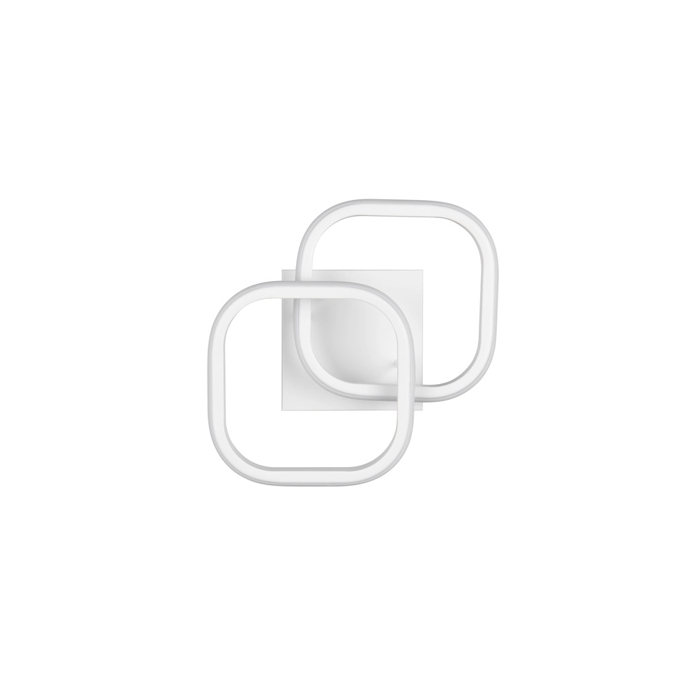 Plafonnier blanc Kasia  Conception carrée Trio 4017807653854