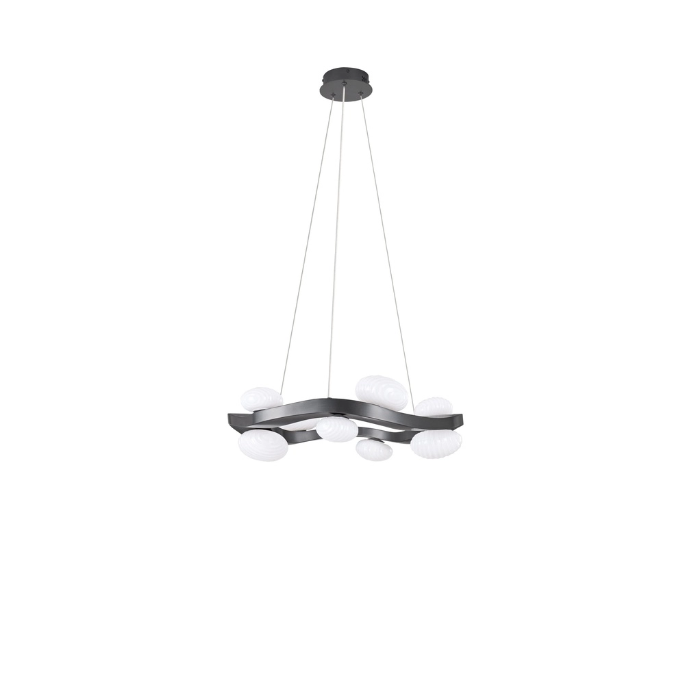 Lampe pendante de conception Severo noir et blanc Lyora 5212063500365
