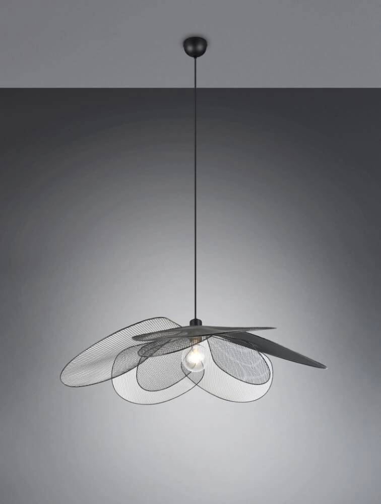 Grande suspension bohème Fleure Ø 87cm noir Trio 4017807637731