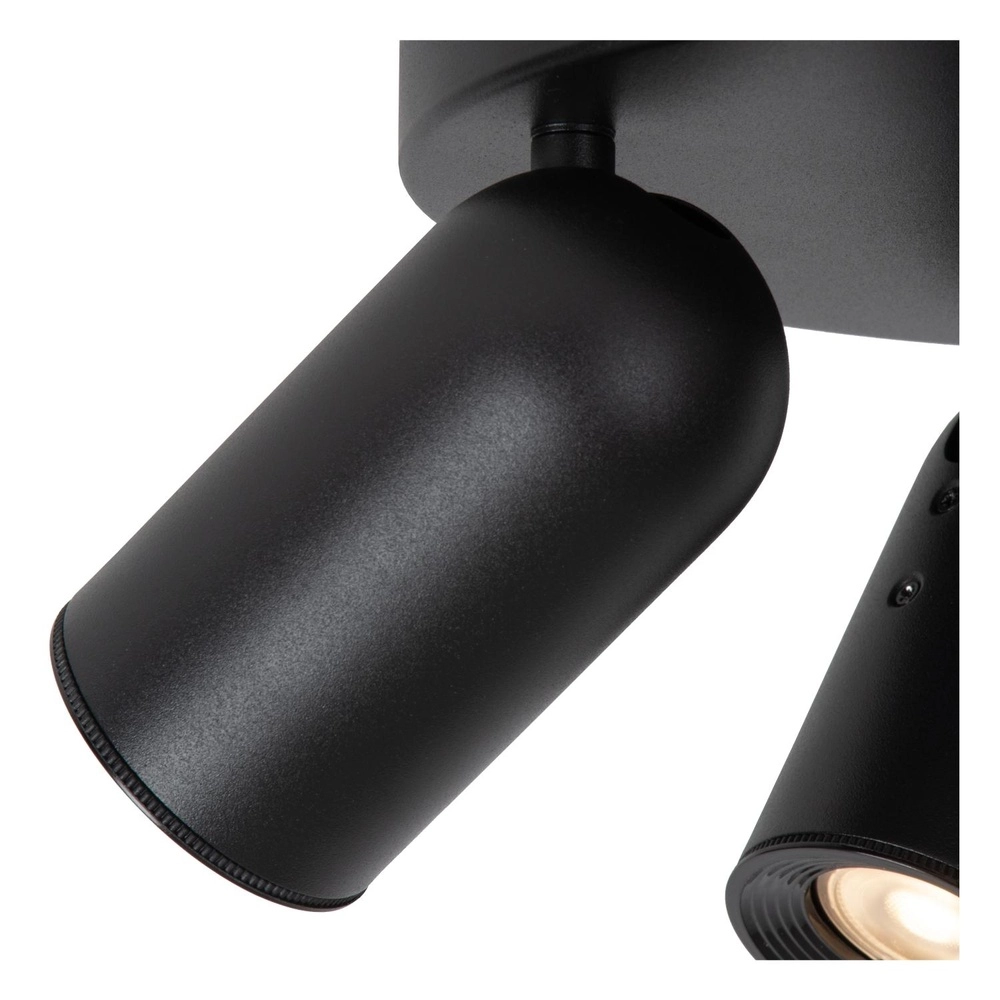 Projecteur de plafond Punch Noir à 3 lumières Lucide 5411212134349